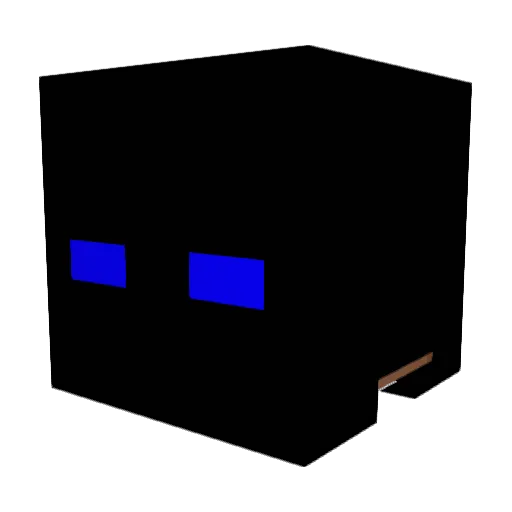 ScranneL Minecraft avatar head, 3D render