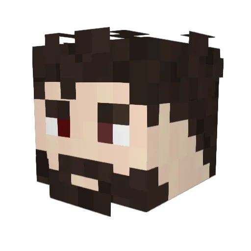 Scrantonicty2 Minecraft avatar head, 3D render