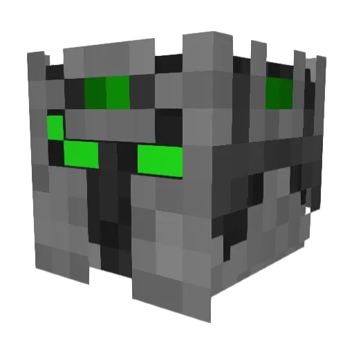 Scrapy_ Minecraft avatar head, 3D render