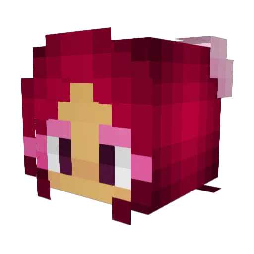 Scrat_tiana Minecraft avatar head, 3D render