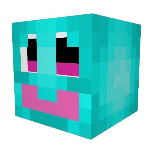 Scratcher127 Minecraft avatar head, 3D render