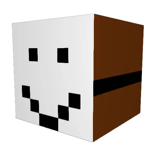 ScratchyVeil326 Minecraft avatar head, 3D render