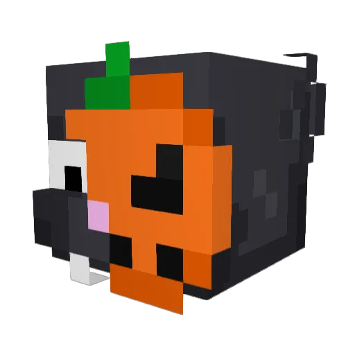 ScratchyYT Minecraft avatar head, 3D render
