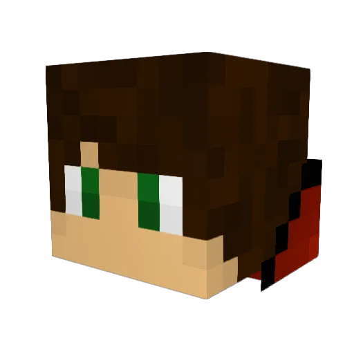 ScreamALT_7 Minecraft avatar head, 3D render