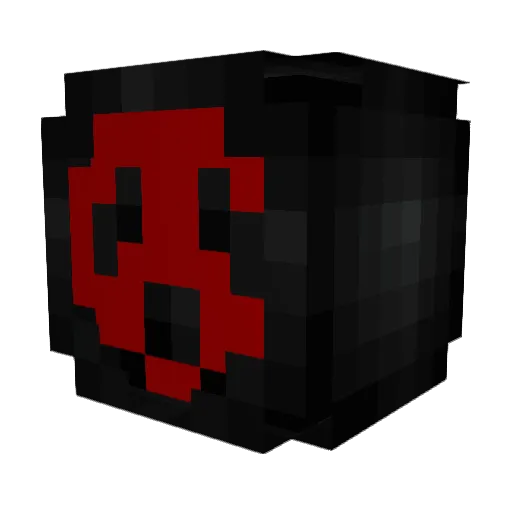 Scream_777 Minecraft avatar head, 3D render