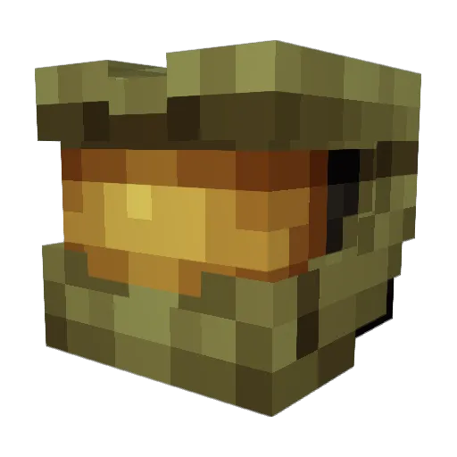 Screamafroninja Minecraft avatar head, 3D render