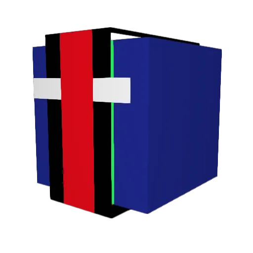 Screamnone Minecraft avatar head, 3D render
