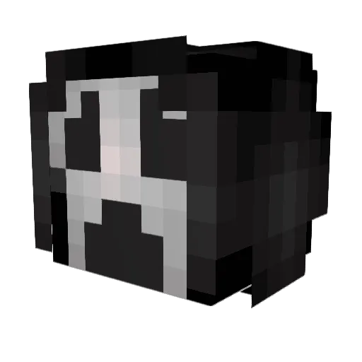 Screamowic666 Minecraft avatar head, 3D render