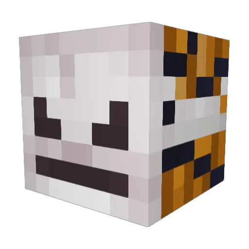 Screech333 Minecraft avatar head, 3D render