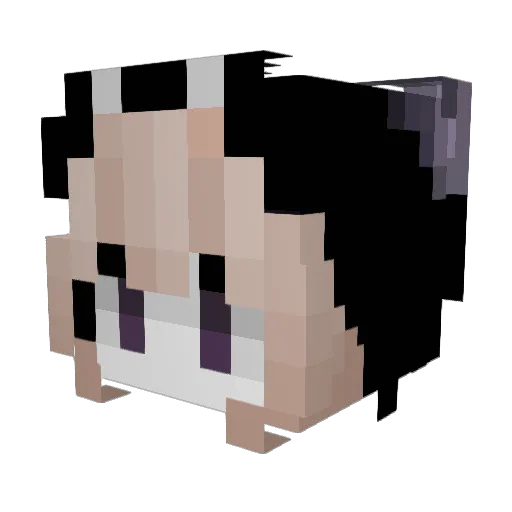 Screenii Minecraft avatar head, 3D render