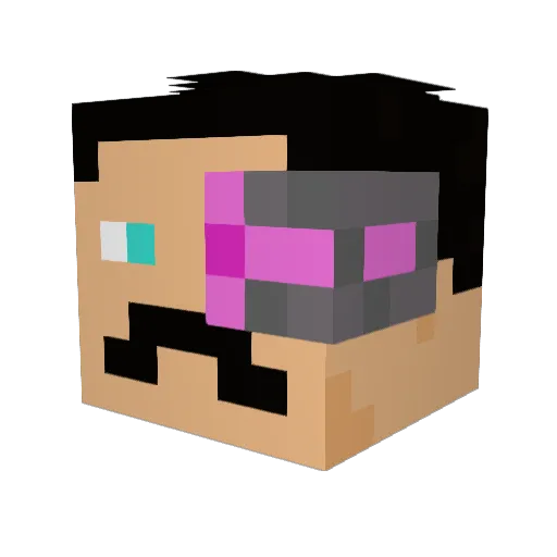 ScrewyShoe57649 Minecraft avatar head, 3D render