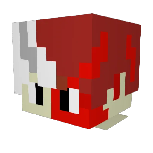 ScribbleHero2345 Minecraft avatar head, 3D render