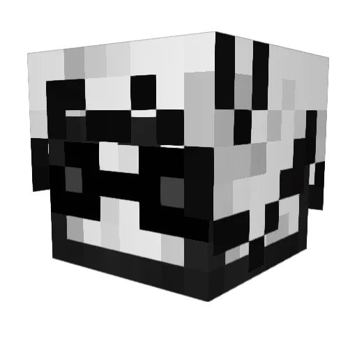 ScribbleNicks Minecraft avatar head, 3D render