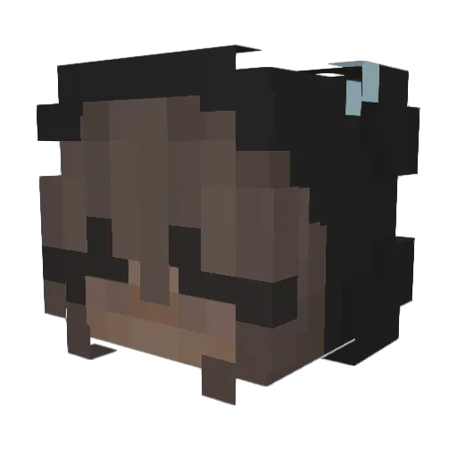 Scribble_Games Minecraft avatar head, 3D render