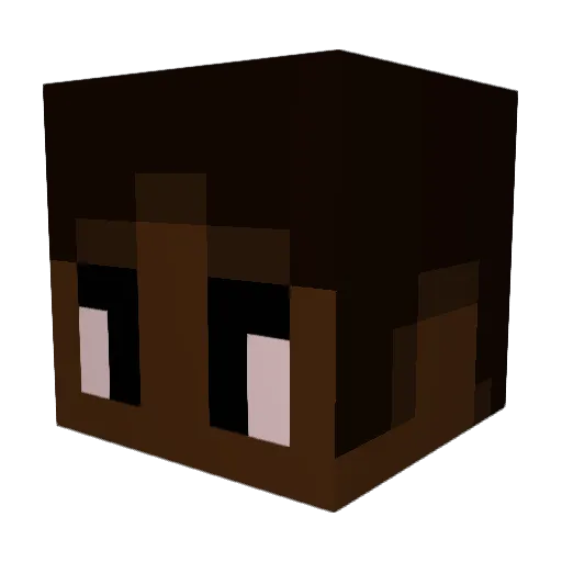 ScribblesTheElf Minecraft avatar head, 3D render