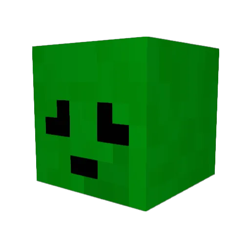ScribblesXD Minecraft avatar head, 3D render
