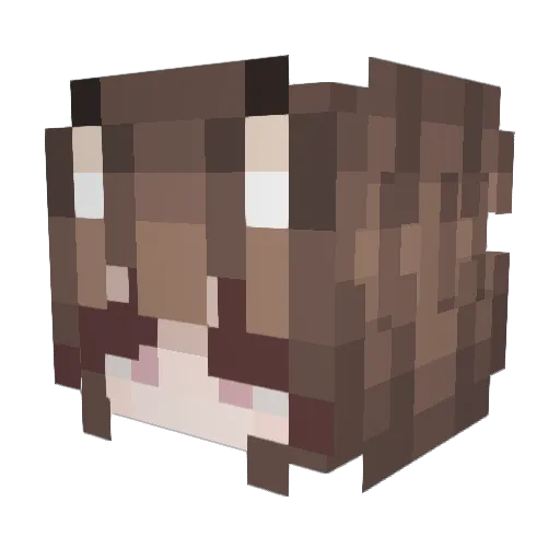 Scribbles_Ink Minecraft avatar head, 3D render
