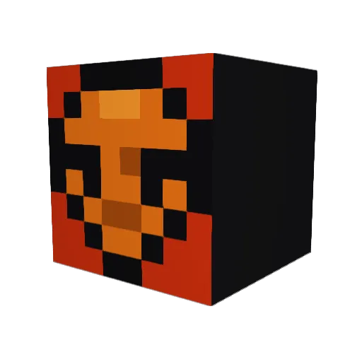 Scribe77 Minecraft avatar head, 3D render