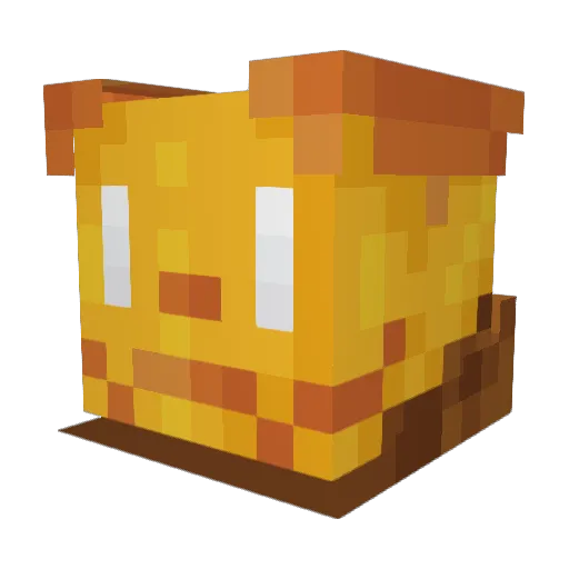 ScribeSquire Minecraft avatar head, 3D render