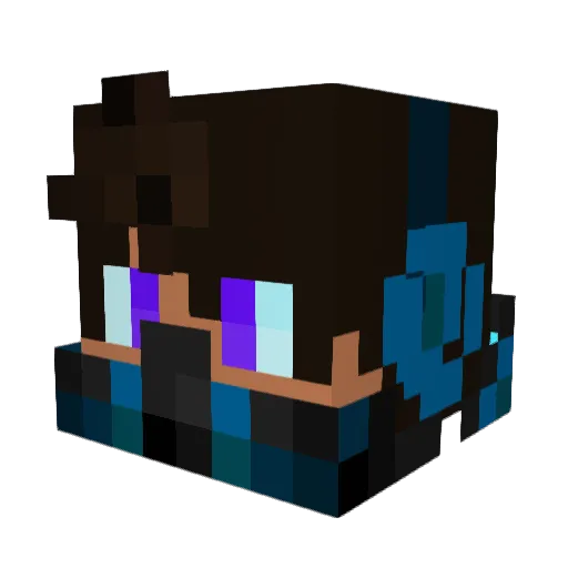 Scrim2262 Minecraft avatar head, 3D render