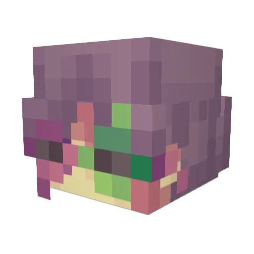 Scrim97 Minecraft avatar head, 3D render