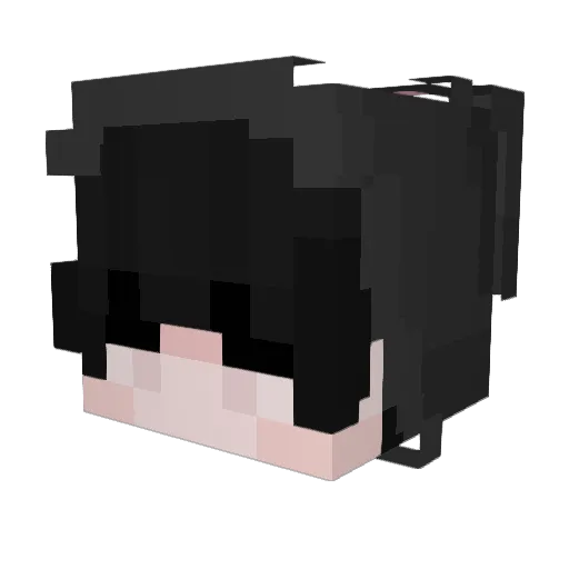 Scripp3d Minecraft avatar head, 3D render