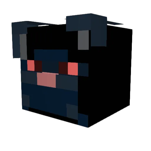 ScriptedExpert Minecraft avatar head, 3D render
