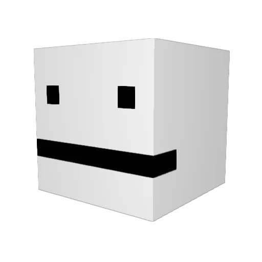 ScriptiqDev Minecraft avatar head, 3D render