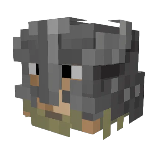 Scriptkidd13_37 Minecraft avatar head, 3D render