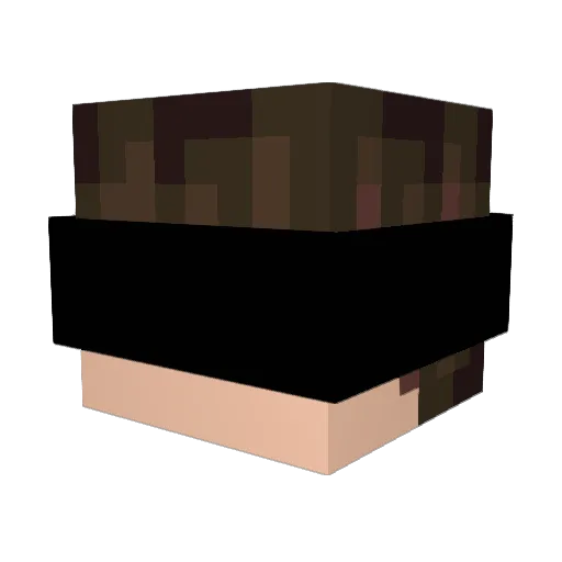 Scrivs69 Minecraft avatar head, 3D render