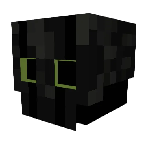 ScrombleA Minecraft avatar head, 3D render