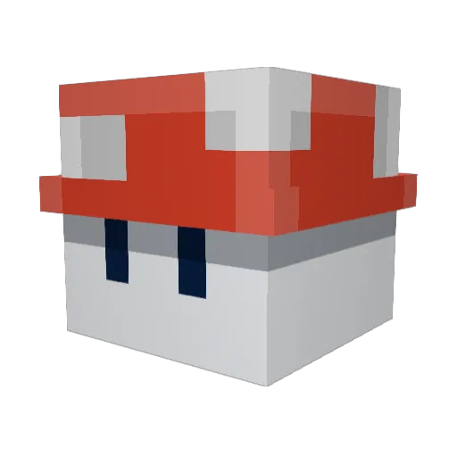 Scroomey Minecraft avatar head, 3D render