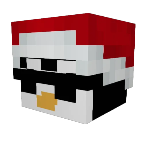 Scroopr Minecraft avatar head, 3D render