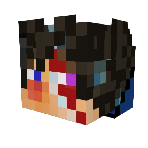 Scrub2425 Minecraft avatar head, 3D render