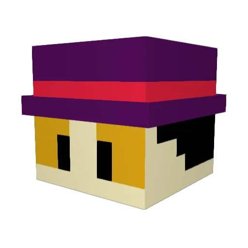 ScrubbyMcgee Minecraft avatar head, 3D render