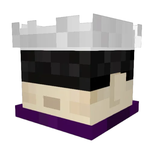 Scrublordjnr Minecraft avatar head, 3D render