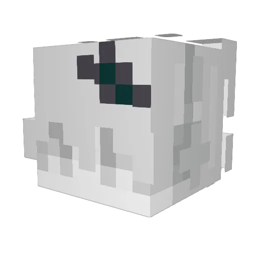 Scrubthegrub Minecraft avatar head, 3D render