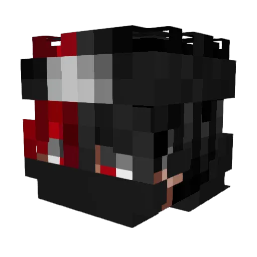 Scruffy123 Minecraft avatar head, 3D render