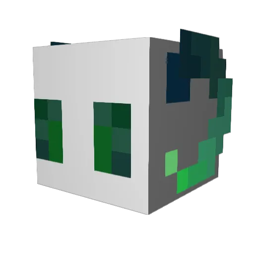 ScruffyPlayer71 Minecraft avatar head, 3D render