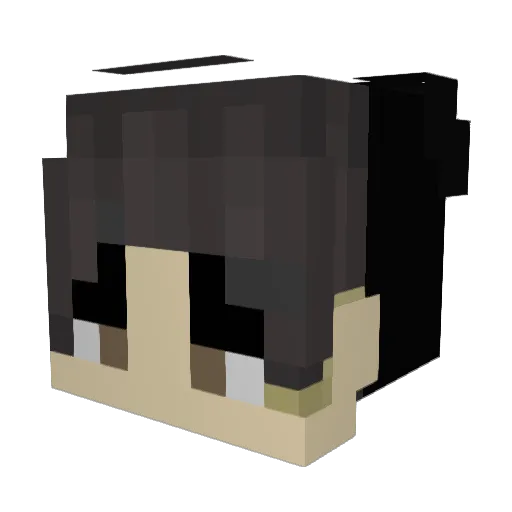 Scrumptiouscooki Minecraft avatar head, 3D render