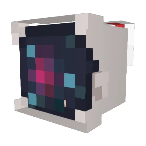 ScrunchyNaut Minecraft avatar head, 3D render
