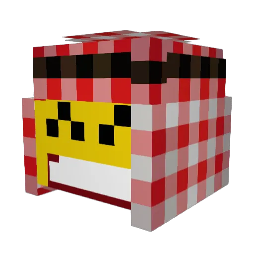 Scrutiny999 Minecraft avatar head, 3D render