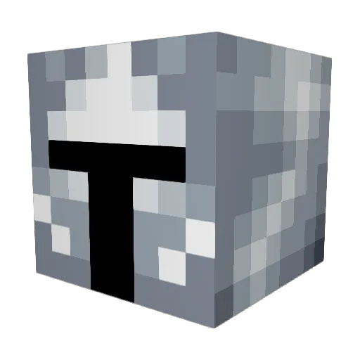 Scryorb Minecraft avatar head, 3D render