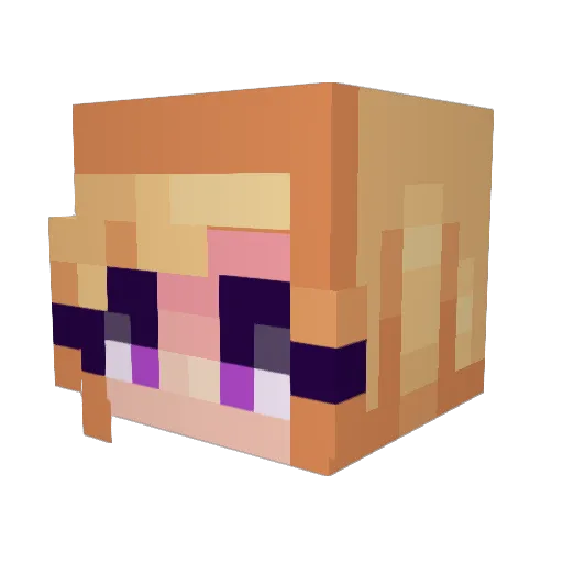 ScubaSteve69420 Minecraft avatar head, 3D render