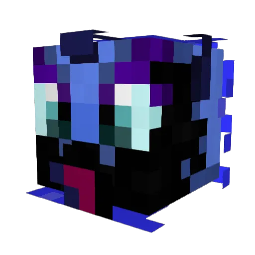 Scubasage281 Minecraft avatar head, 3D render