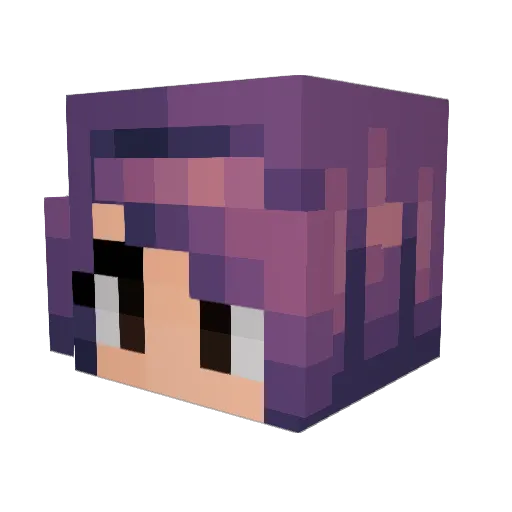 Scubby88 Minecraft avatar head, 3D render