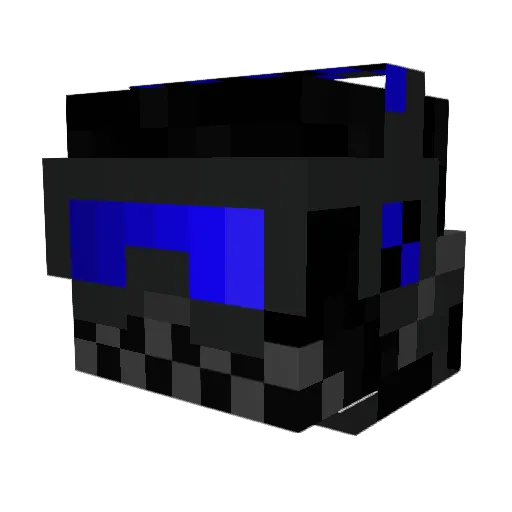 Scudino Minecraft avatar head, 3D render