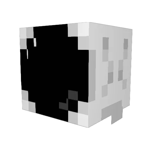 Scuffy3125 Minecraft avatar head, 3D render