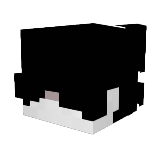 Scufos Minecraft avatar head, 3D render