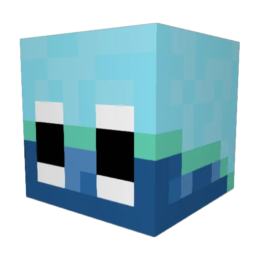 Scully_wag Minecraft avatar head, 3D render